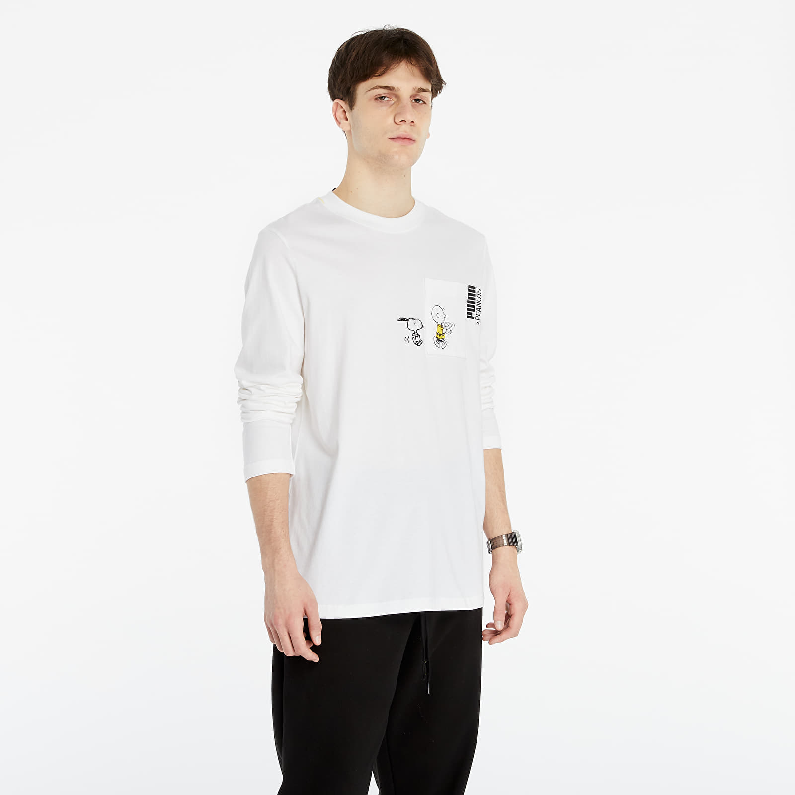 T-shirts Puma x Peanuts LS Tee White
