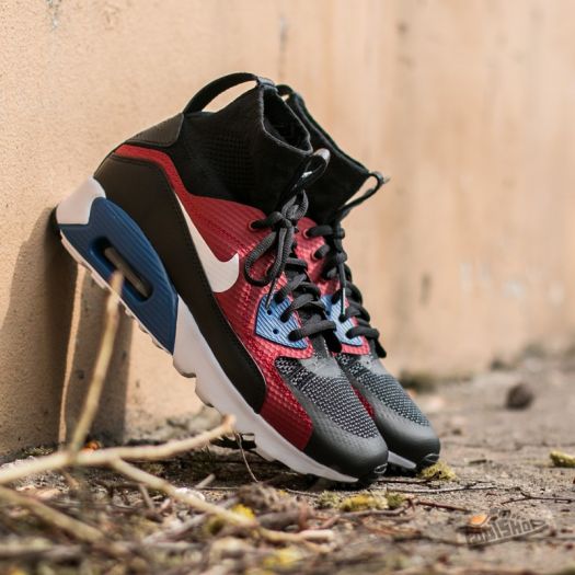 Men s shoes Nike Air Max 90 Ultra Superfly Black White Dark Grey Footshop