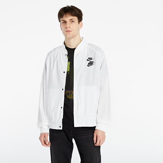 Nike woven jacket white store