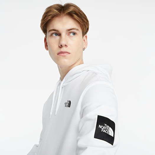 White north face deals sweatshirt