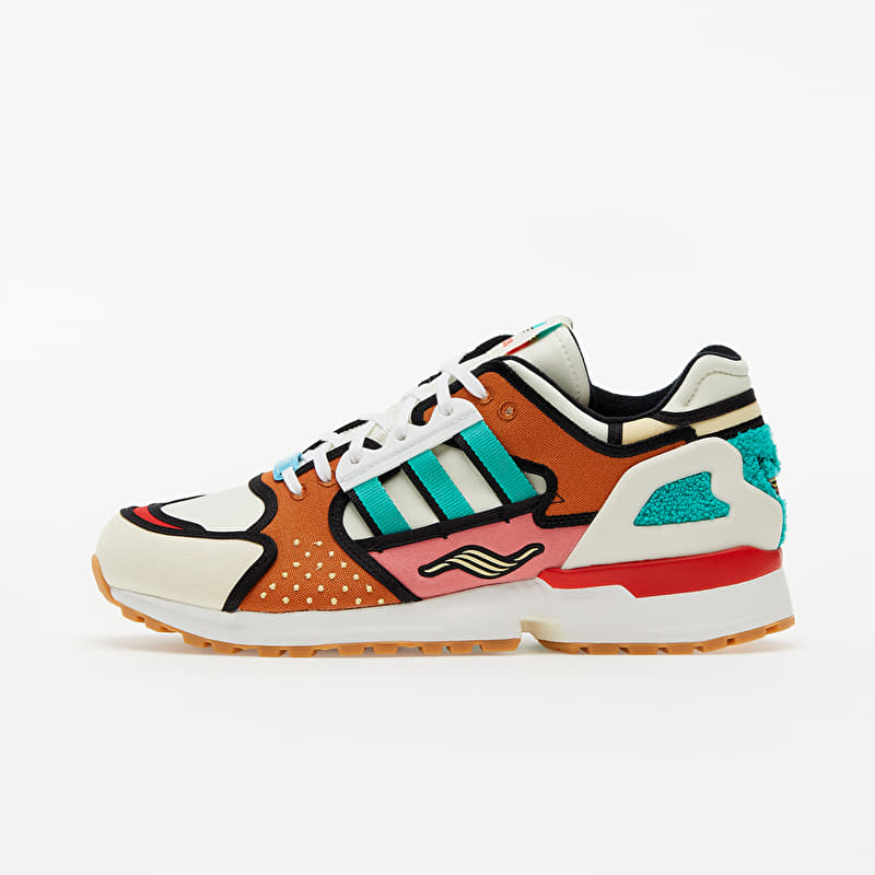 アディダス　ZX10000 KRUSTY BURGER adidas ZX 10000 Krusty Burger Core White/ Supplier Color/ Ftw
