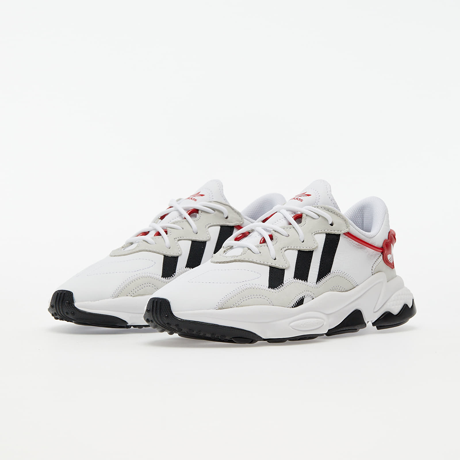 Men s shoes adidas Ozweego Ftwr White Core Black Scarlet Footshop