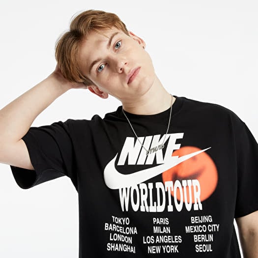 T-shirts Nike Sportswear World Tour Tee Black | Footshop