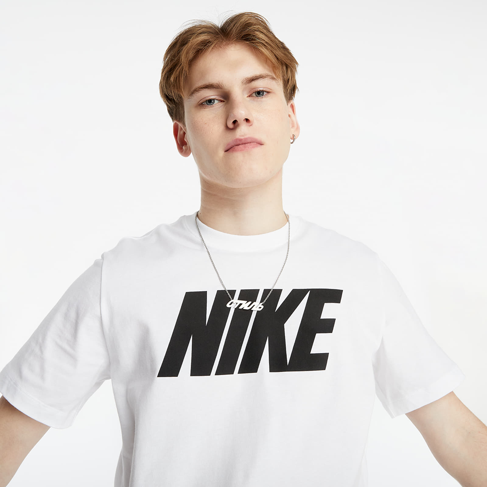Pólók Nike Sportswear Tee Icon Nike Block White/ Black