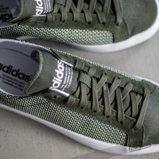 Adidas originals court vantage sneakers in khaki hot sale