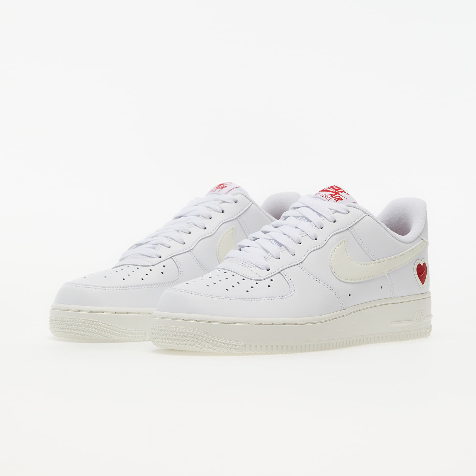 Herren Sneaker und Schuhe Nike Air Force 1 White/ Sail-University Red