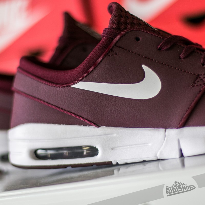 Nike janoski max maroon online