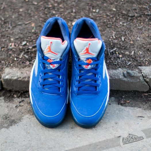 Royal blue retro 5 sales