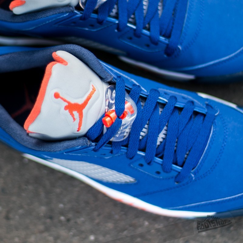 Men's shoes Air Jordan 5 Retro Low Deep Royal Blue/ TM Orange