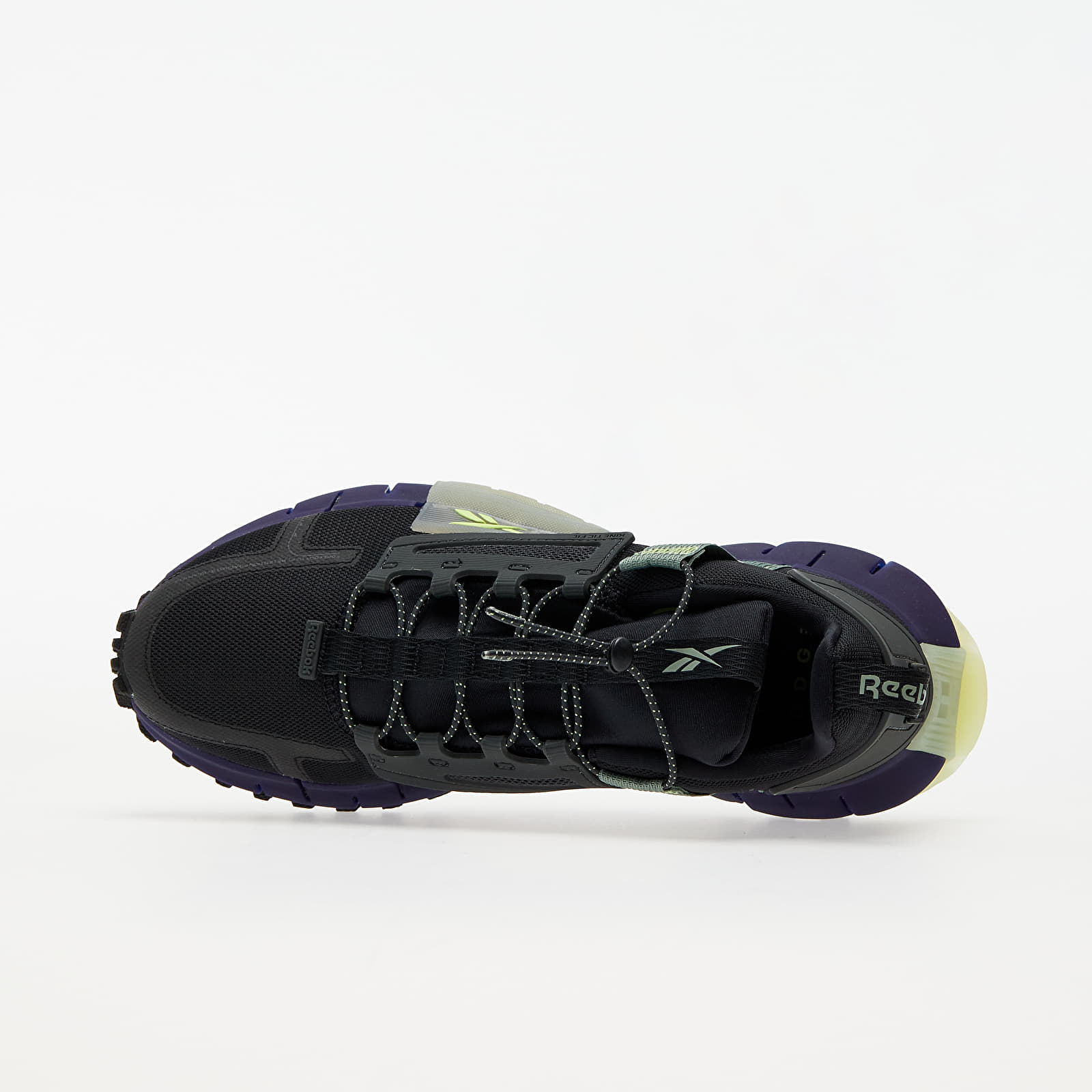 Scarpe uomo Reebok Zig Kinetica Edge Core Black/ Cd Grey 7/ Hard Green
