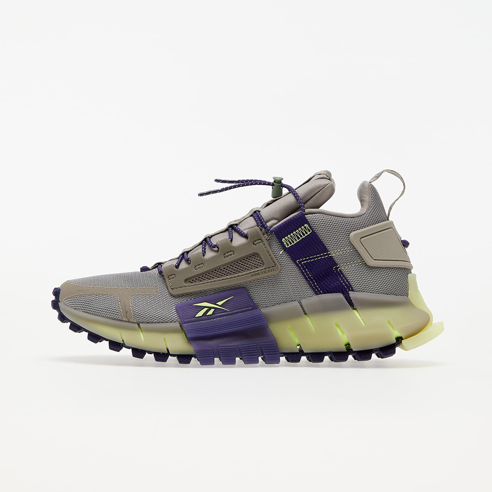 Men s shoes Reebok Zig Kinetica Edge Bou Grey Trek Grey Dark Orchid Footshop