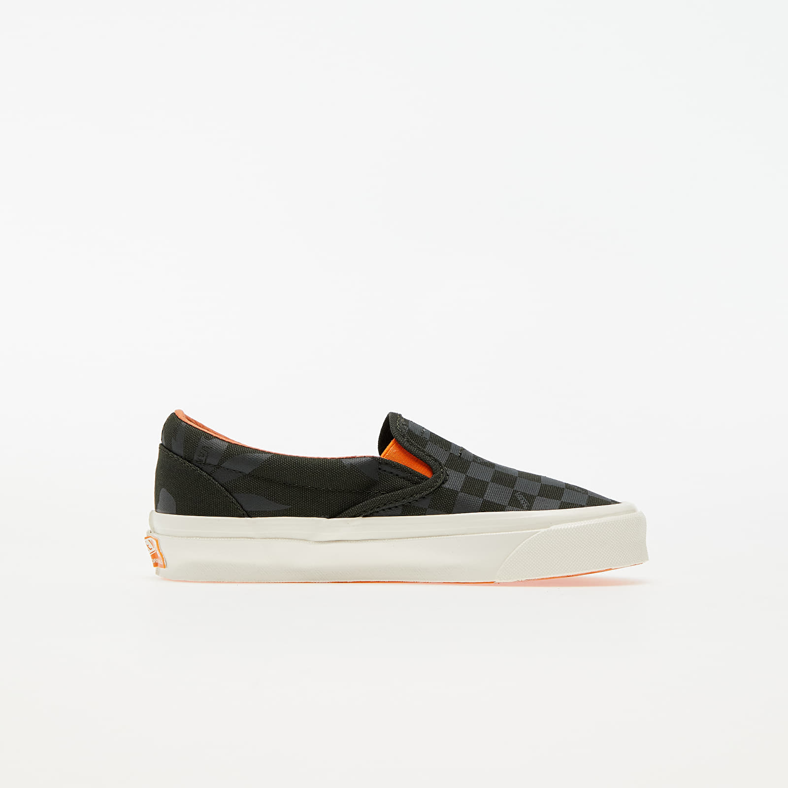 Pánske tenisky a topánky Vans OG Classic Slip-On (Yoshida & Co Porter) Green/ Orange