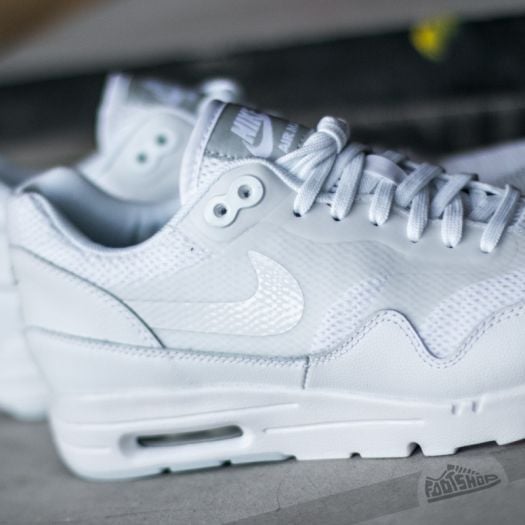 Air max 1 white pure platinum on sale
