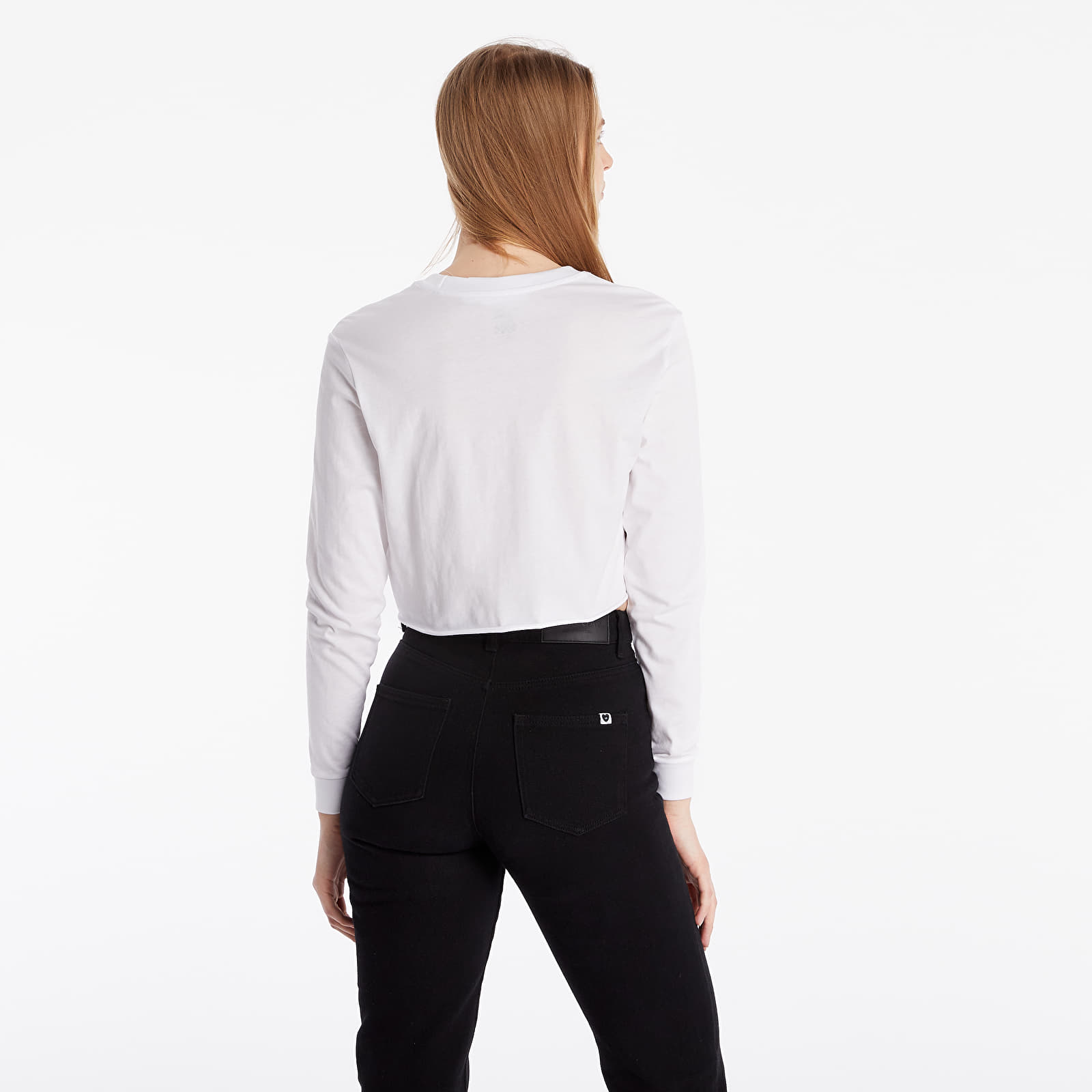 Koszulki Vans Junior V Long Sleeve Tee Crop White
