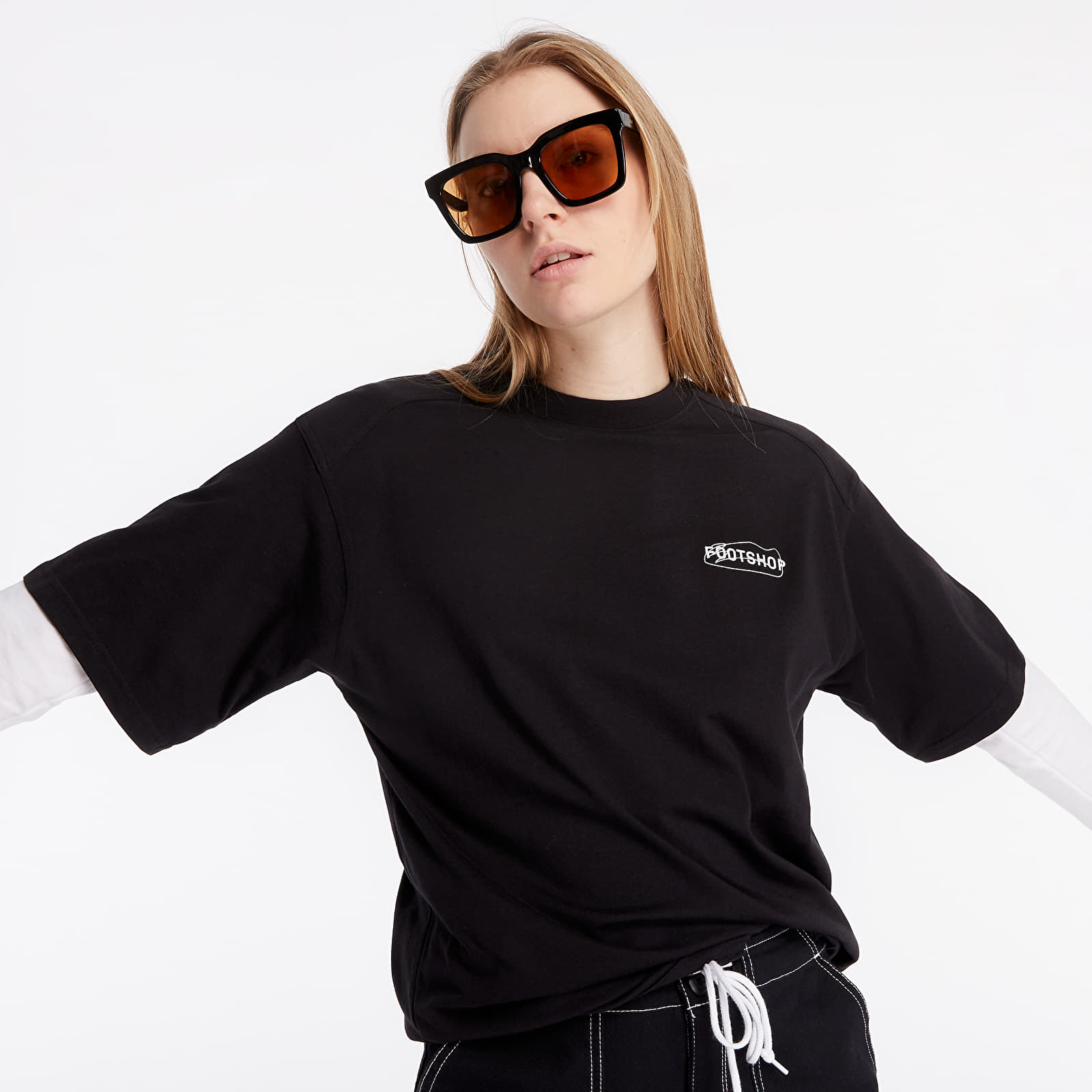   Μπλούζες Footshop Essentials T-Shirt Logo UNISEX Black