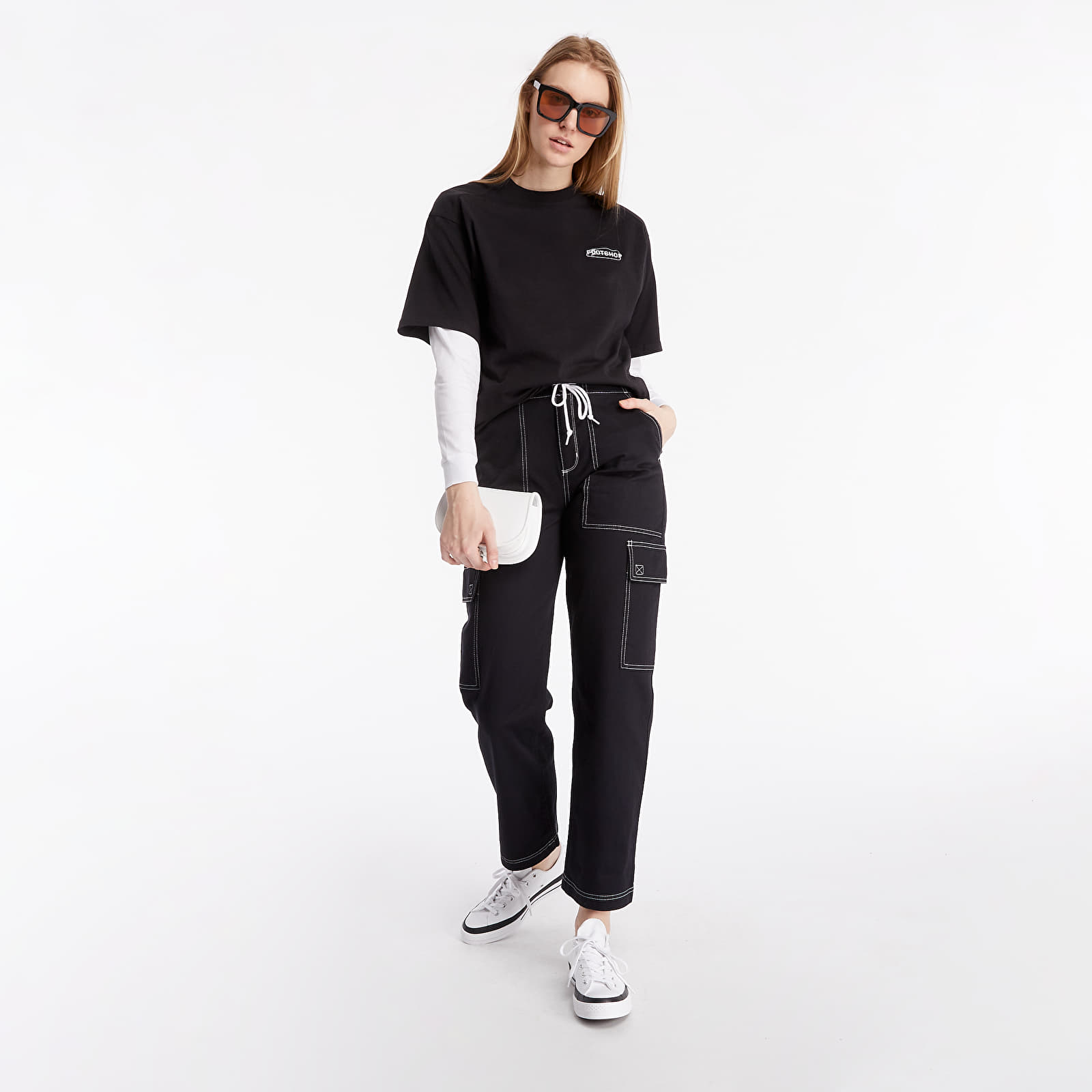   Μπλούζες Footshop Essentials T-Shirt Logo UNISEX Black