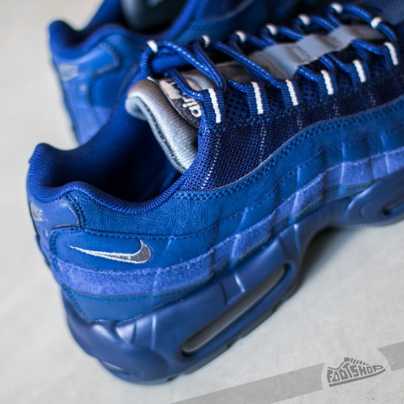 Herren Sneaker und Schuhe Nike Air Max 95 Essential Loyal Blue Dark Grey Light Bone Footshop