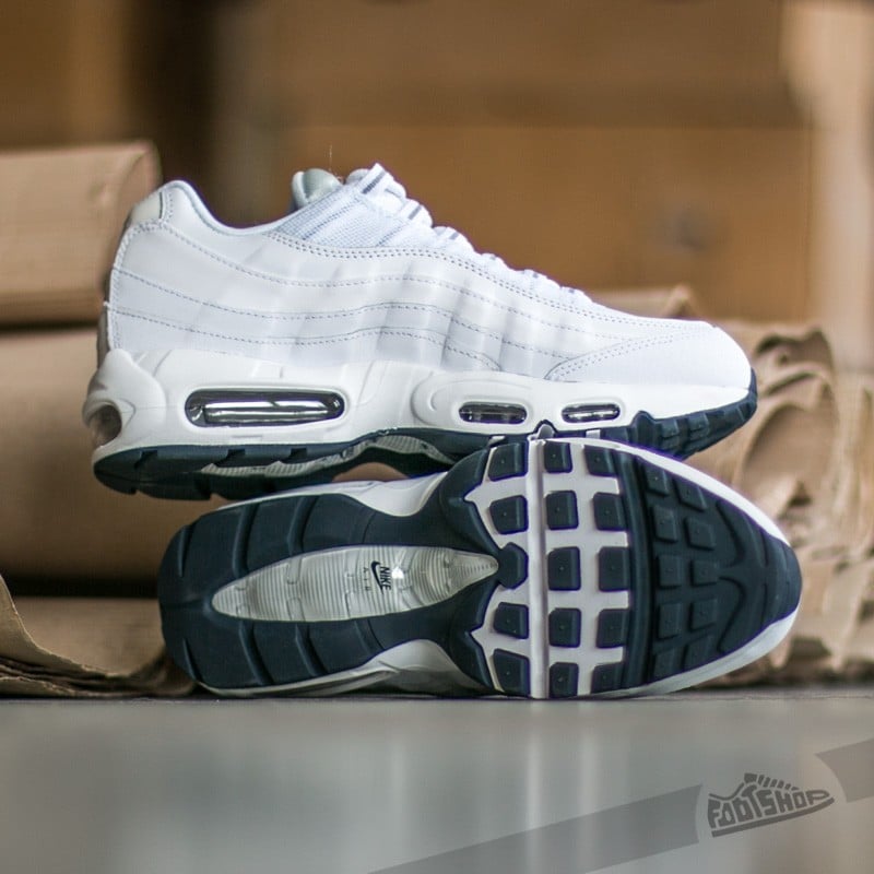 Buty męskie Nike Air Max 95 Essential White/ Wolf Grey - Obsidian 