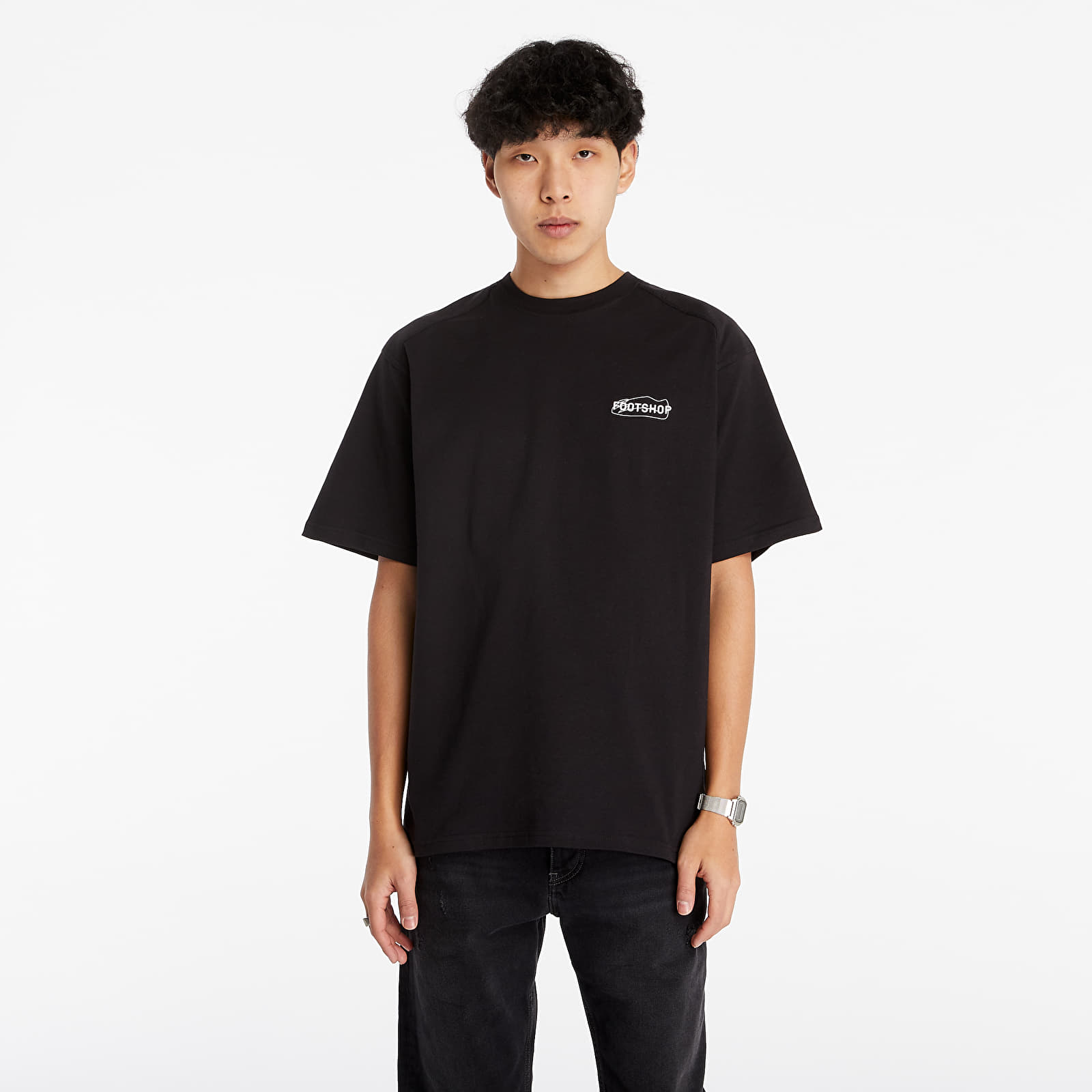   Μπλούζες Footshop Essentials T-Shirt Logo UNISEX Black