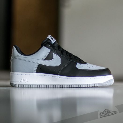 Men s shoes Nike Air Force 1 Black Wolf Grey White Footshop