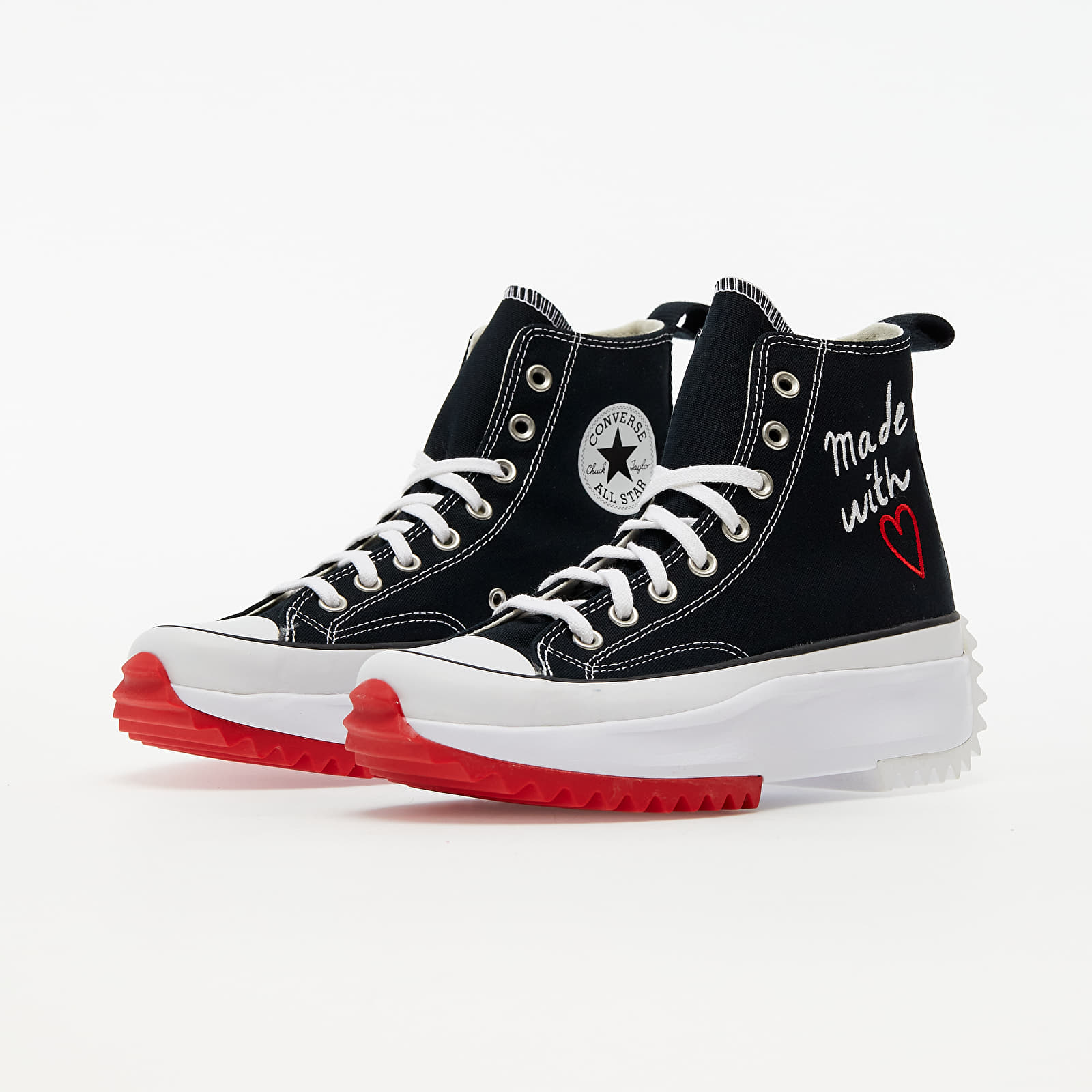 Women's shoes Converse Run Star Hike Hi Black/ White/ University Red