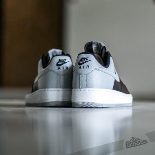 Men s shoes Nike Air Force 1 Black Wolf Grey White Footshop