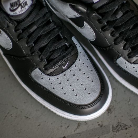 Men s shoes Nike Air Force 1 Black Wolf Grey White Footshop