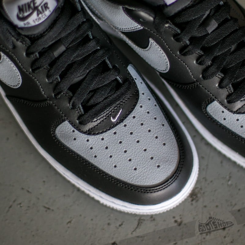 Vyriška avalynė Nike Air Force 1 Black/ Wolf Grey - White
