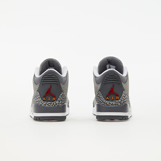retro 3 silver sport red orange
