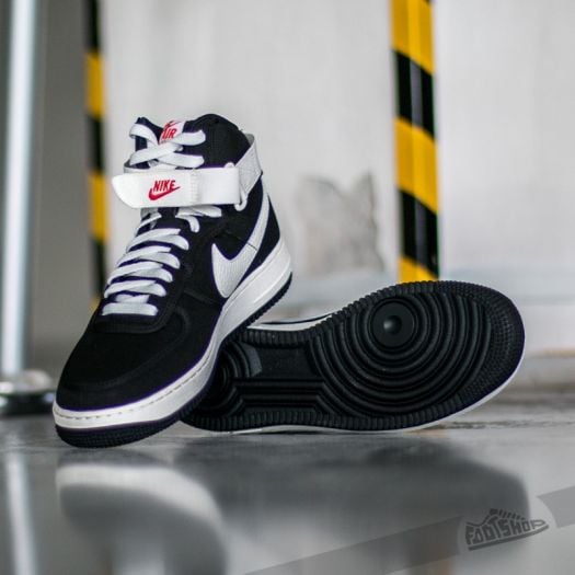 Men s shoes Nike Air Force 1 High Retro Black Sail Footshop