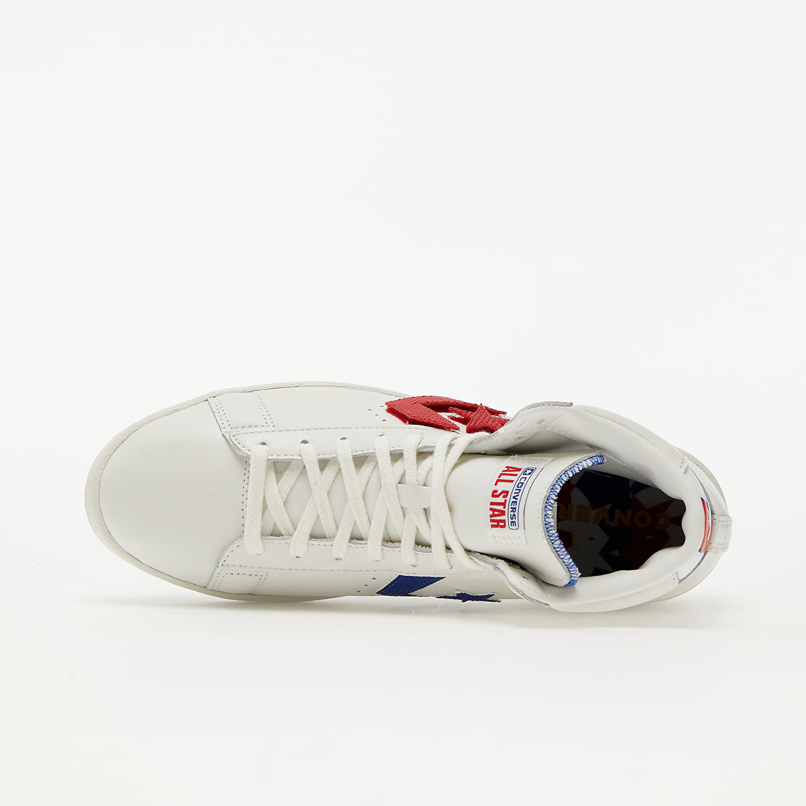 Încălțăminte și sneakerși pentru bărbați Converse Pro Leather Vintage White/ University Red