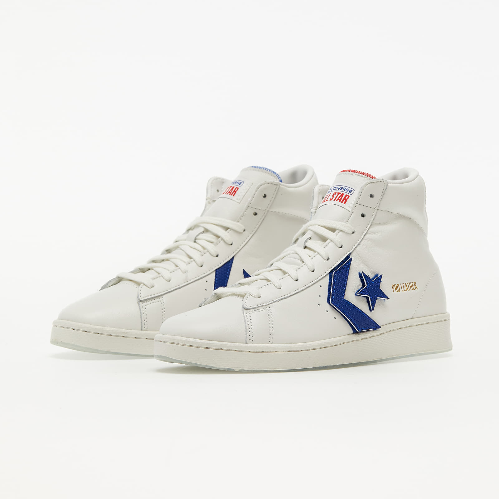 Încălțăminte și sneakerși pentru bărbați Converse Pro Leather Vintage White/ University Red
