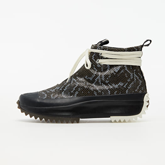 Chaussures et baskets femme Converse Run Star Hike Zip Hi Engine Smoke Black Egret Footshop