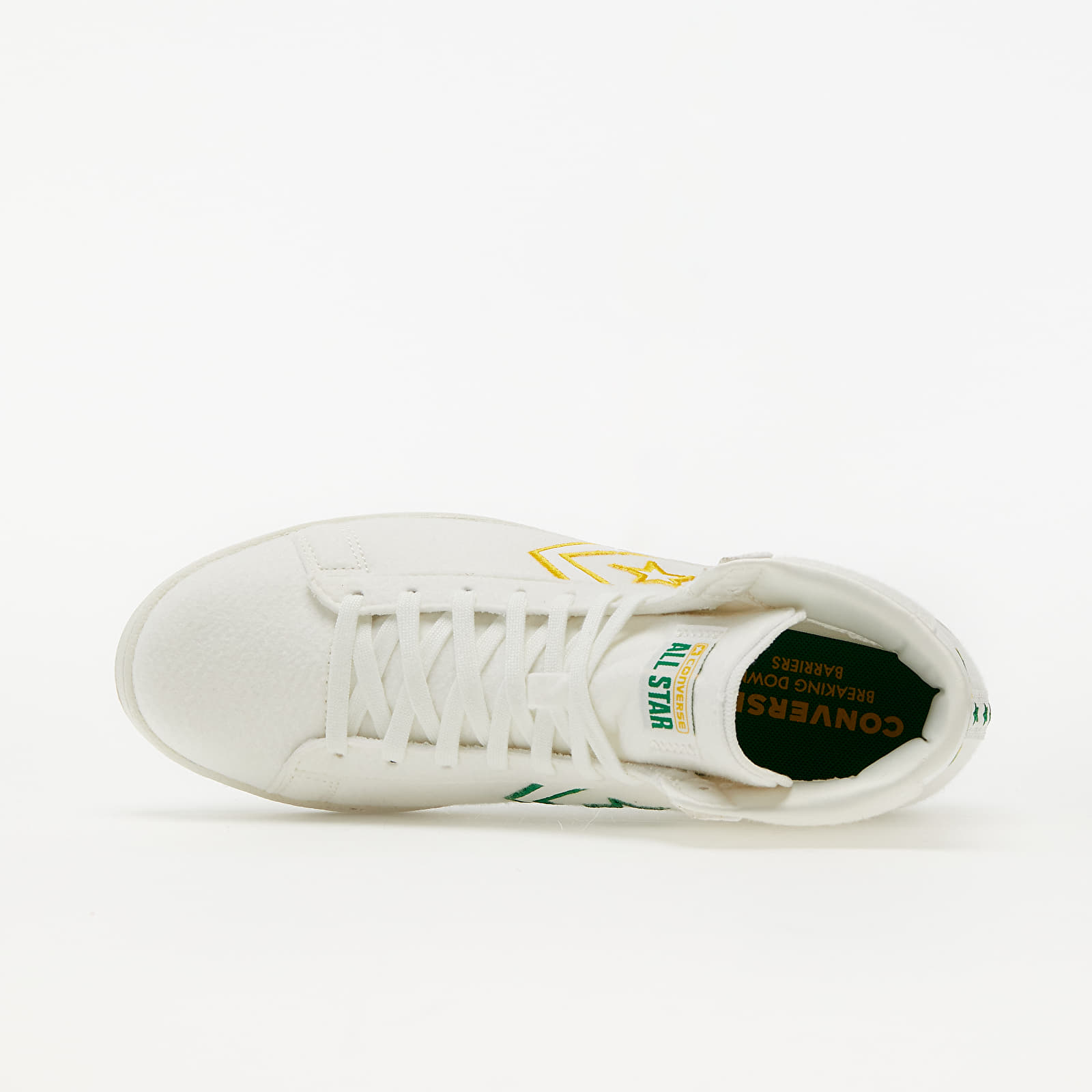 Men's shoes Converse Pro Leather Vintage White/ Green/ Amarillo