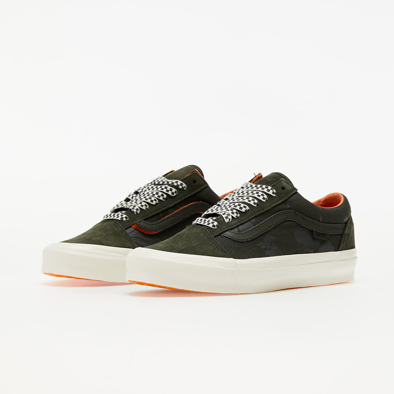 Мъжки кецове и обувки Vans Vault OG Old Skool LX (Yoshida & Co Porter) Green/ Orange