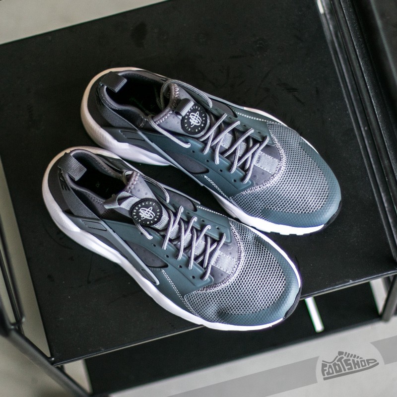 Herren Sneaker und Schuhe Nike Air Huarache Run Ultra Cool Grey/ Black-White