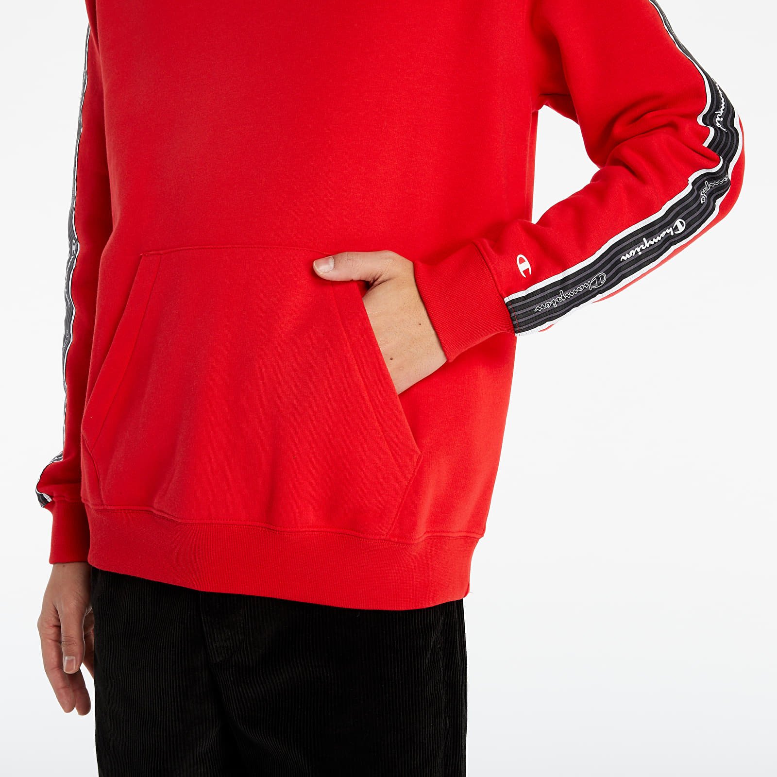 Champion side outlet tape hoodie