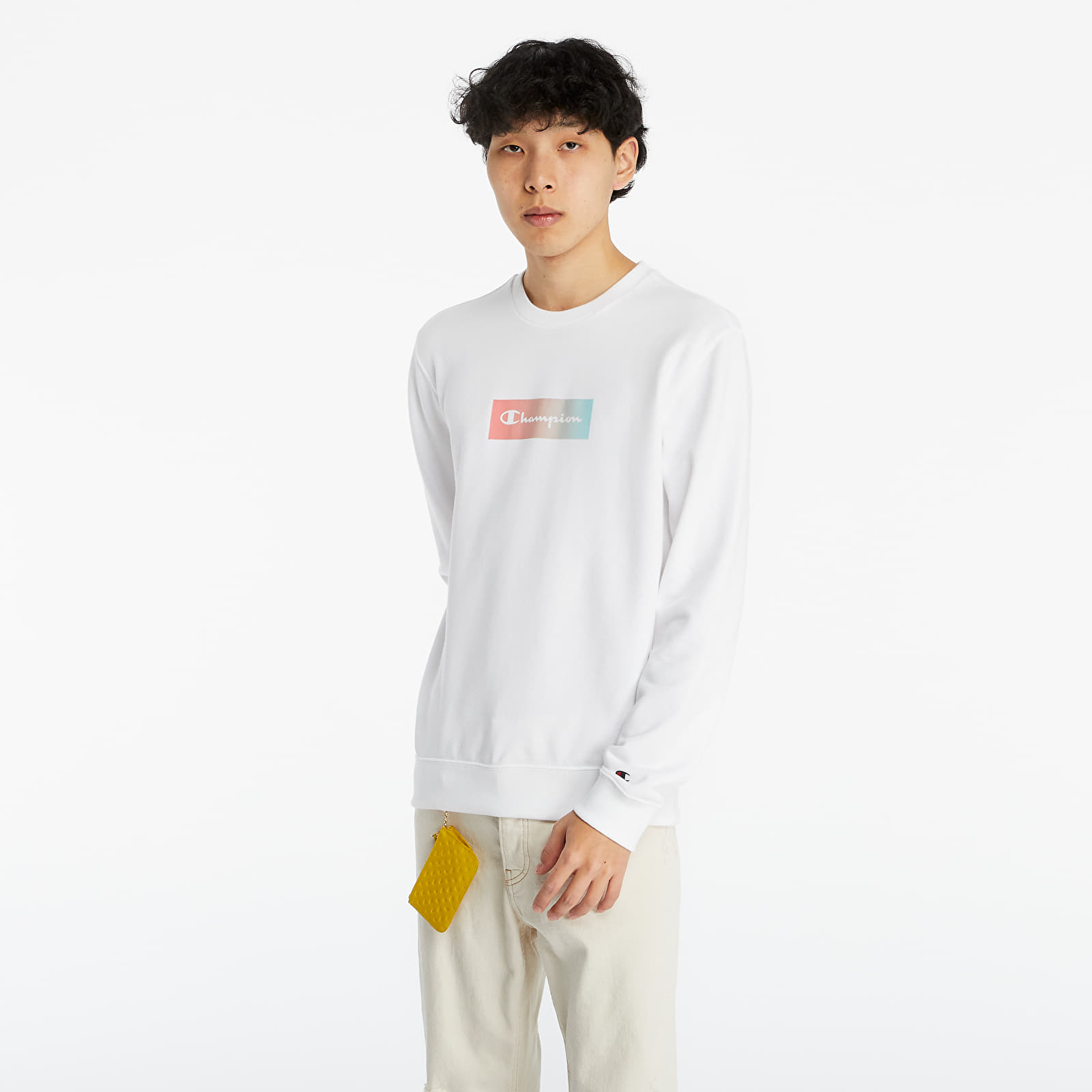 Hoodies and sweatshirts Champion Legacy American Pastels Crewneck Sweatshirt White Footshop