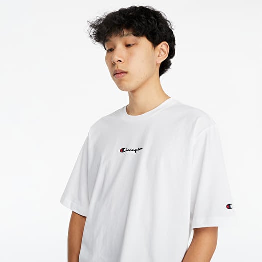 Champion logo on sale white