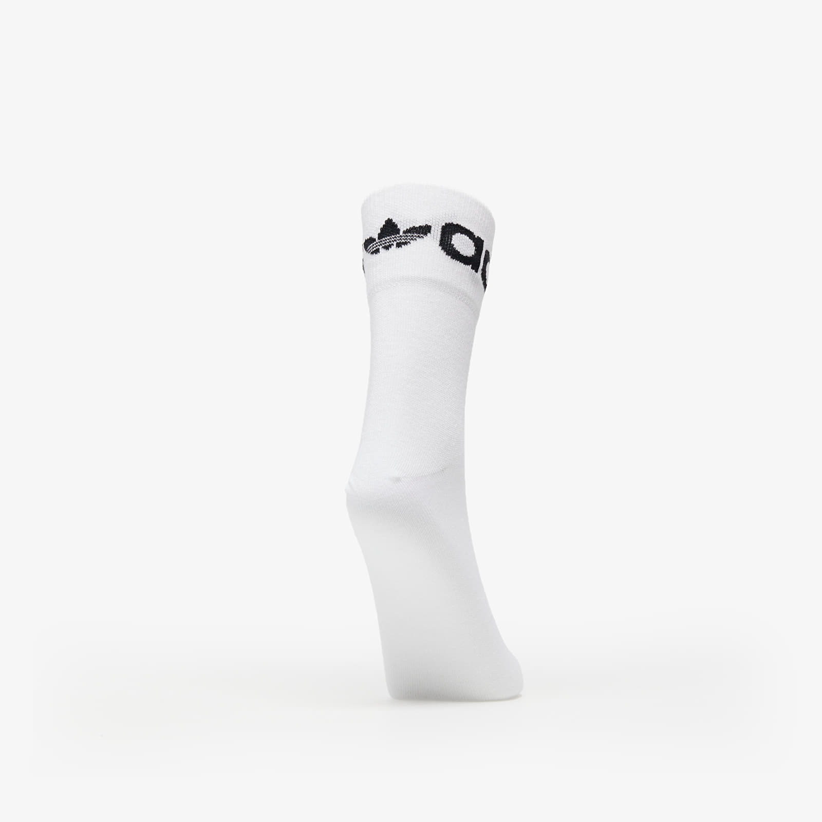 Zeķes adidas Fold Cuff Crew 3-pack Socks White/ Black