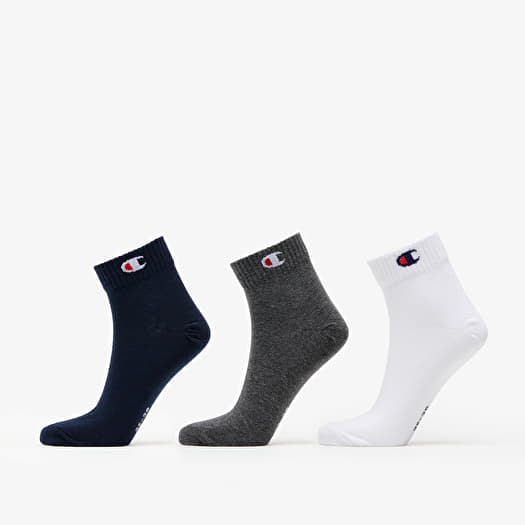 Calzetti Champion 3 Pack Ankle Socks Multicolor Footshop