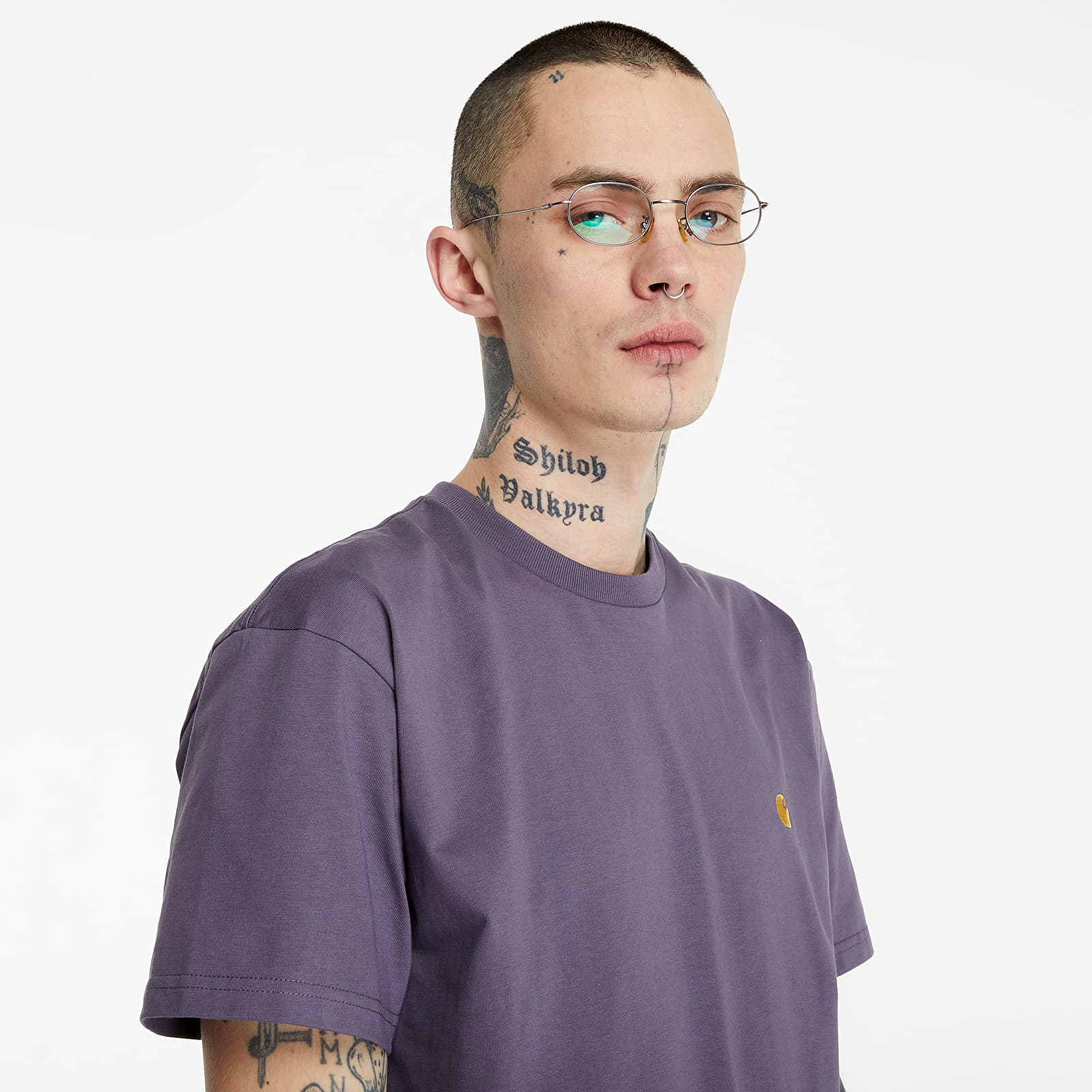 Tričká Carhartt WIP Chase Tee Provence/ Gold