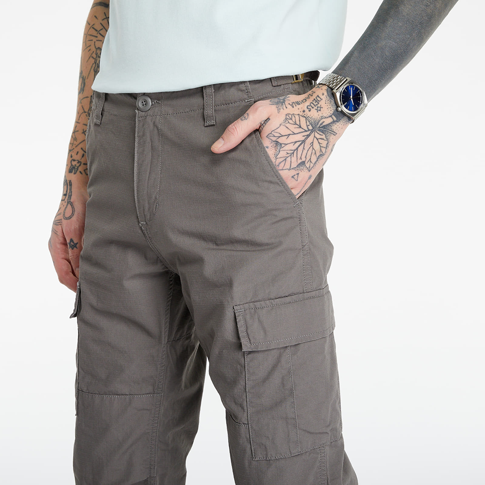 Kangaspüksid Carhartt WIP Aviation Pant Air Force Grey