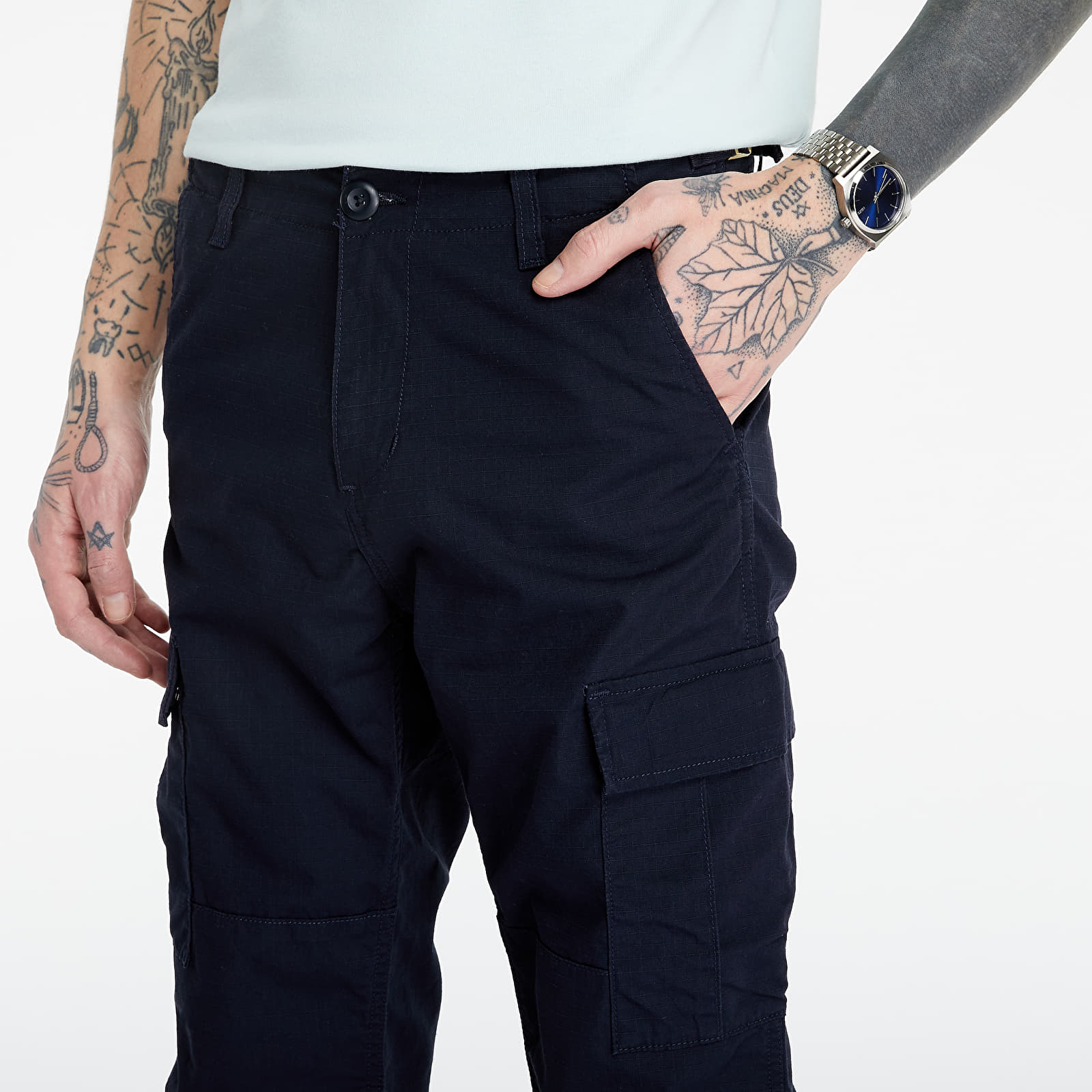 Pantaloni Carhartt WIP Aviation Pant Dark Navy - 1 | YEO