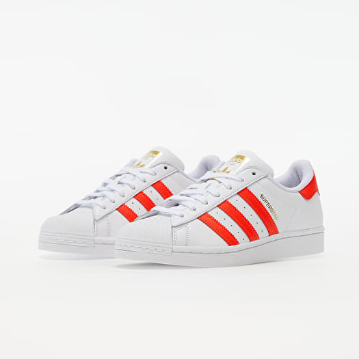 Women's shoes adidas Superstar W Ftw White/ Solar Red/ Scarlet (FX5963) |  Footshop