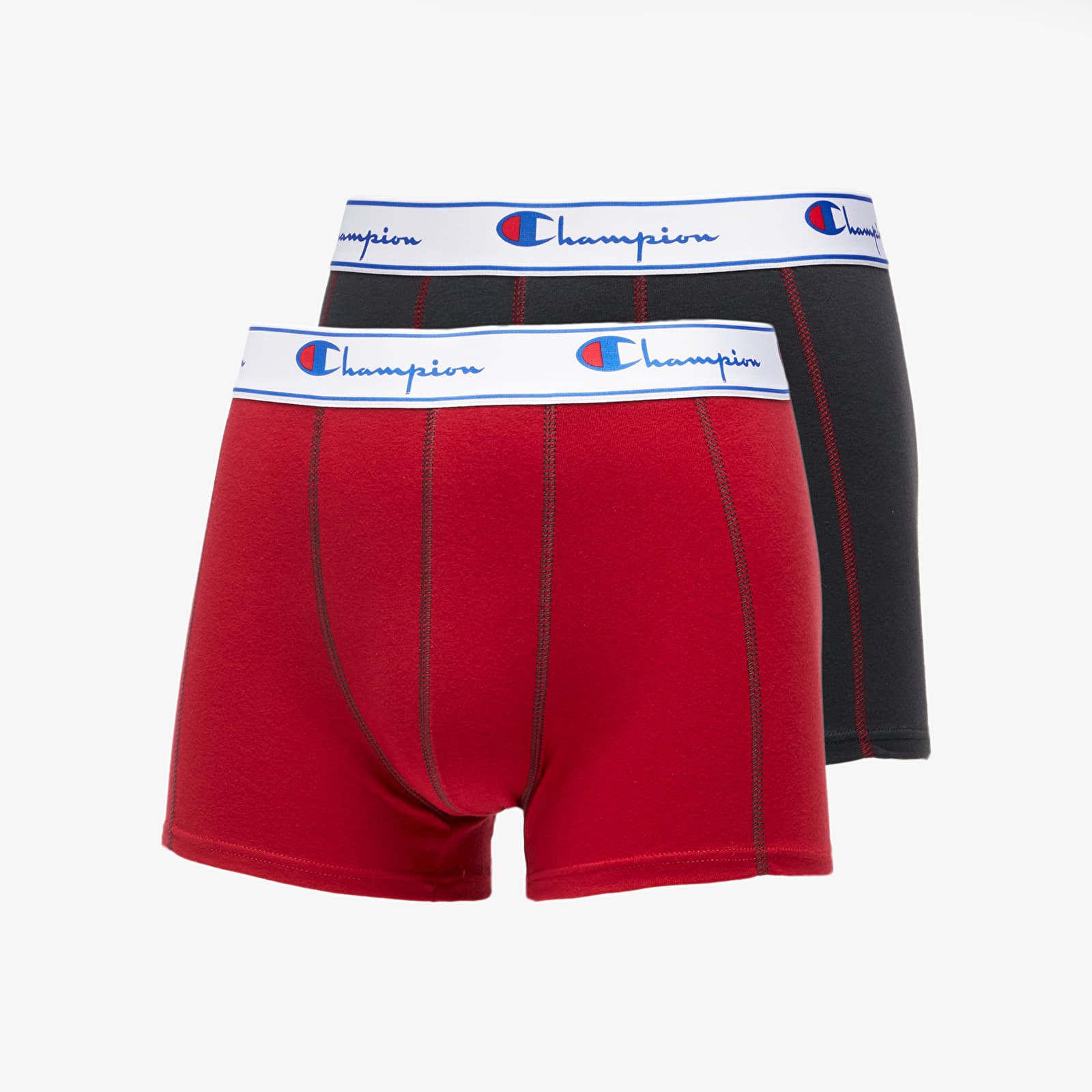 Boxerky Champion 2 Pack Boxers Grey/ Red
