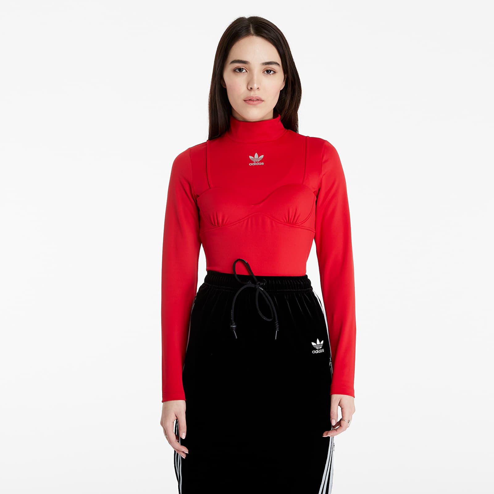 Džemperiai adidas x Angel Chen LSL Top Bold Red