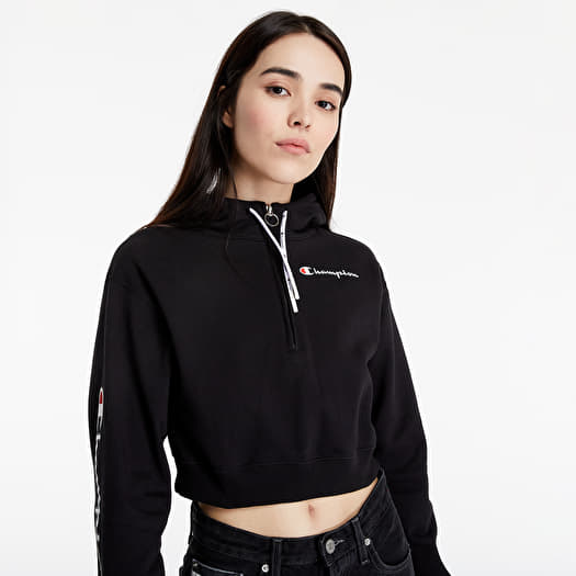 Hoodie Deals Black Cropped Champion Sweatshirt Hoodie Store