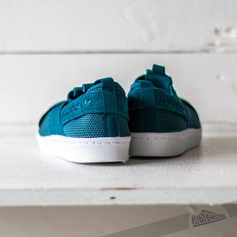 Adidas superstar slip on mineral blue 2025