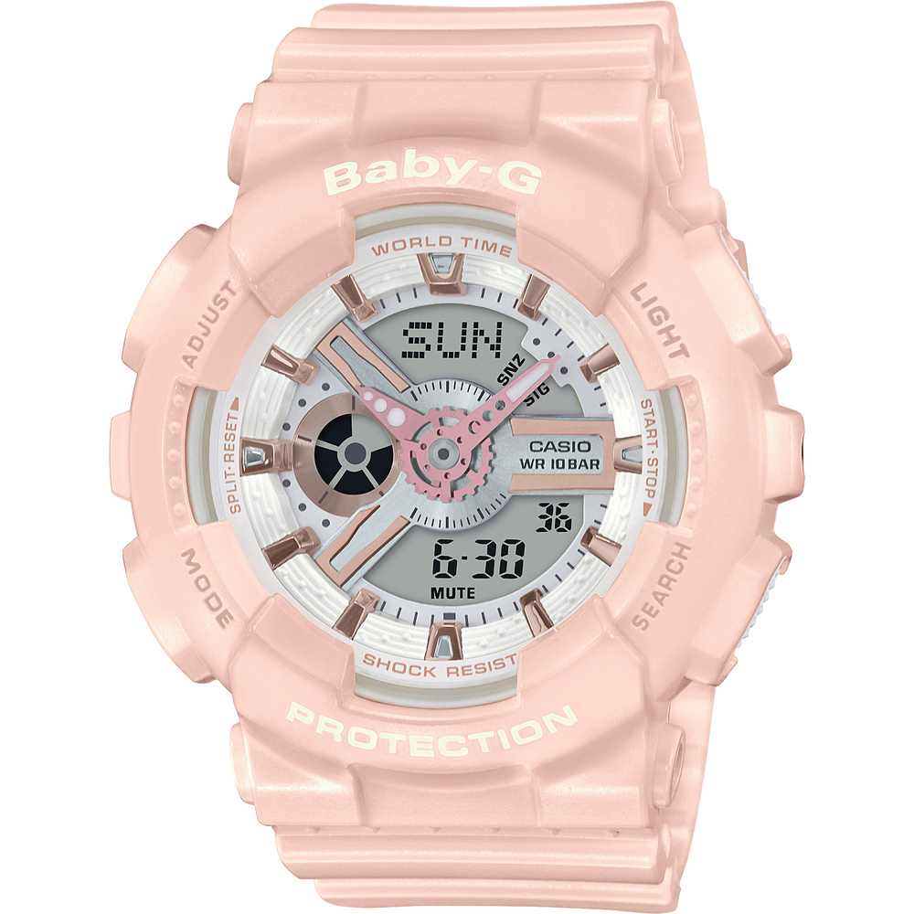 Hodinky Casio Baby-G BA-110RG-4AER Watch Pink
